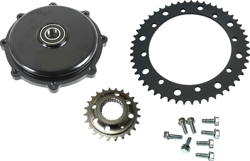Conversion Sprocket Kit - Black - M8 Touring