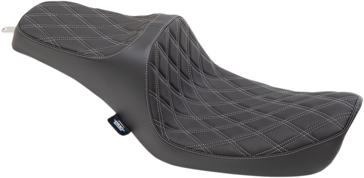 Predator III Seat - Double Diamond - Silver Stitching - FXD '96-'03