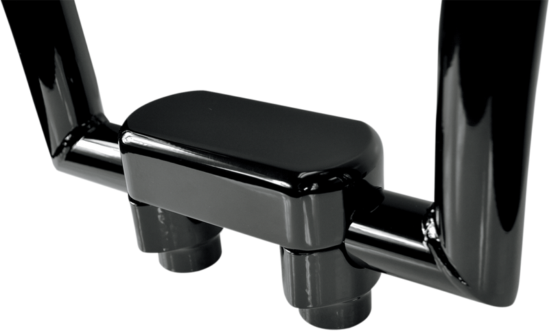 Handlebar Riser & Top Clamp Kit - 1-1/2" - Big Buffalo - Black
