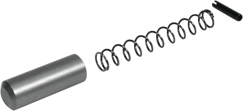 Pressure Relief Kit - Valve Plunger, Spring & Roll Pin - Camplate - Twin Cam