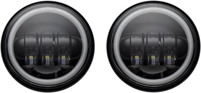 4.5" Passing Lamp - with Halo - Black