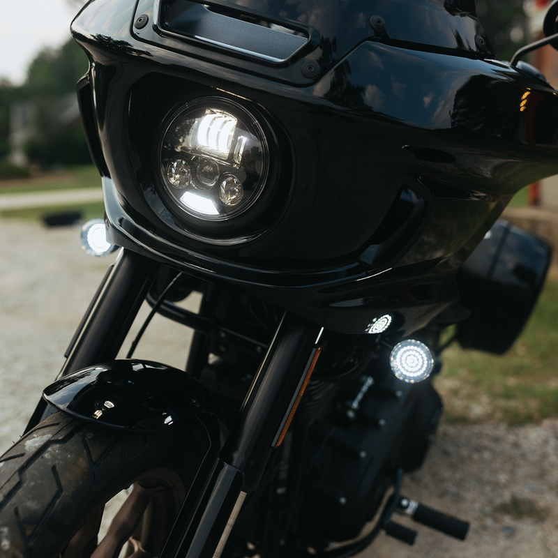 Amber/White LED Turn Signal Inserts