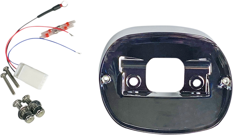 Taillight Baseplate - Chrome