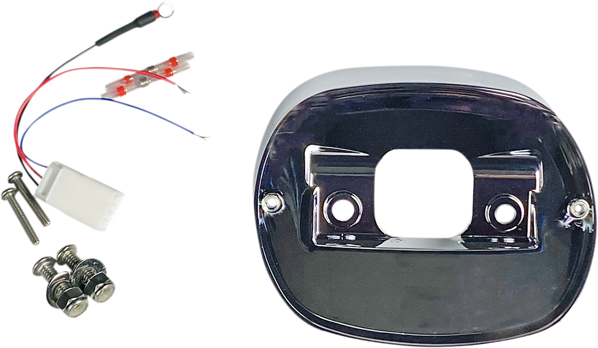 Taillight Baseplate - Chrome