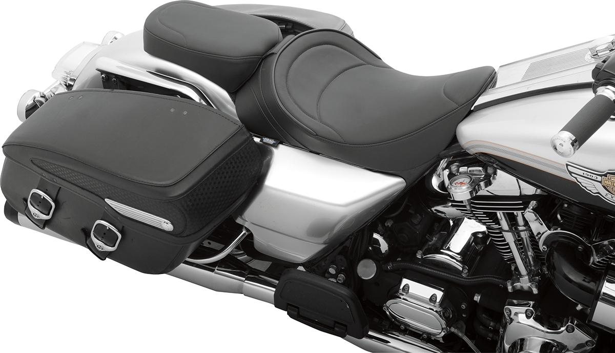 Solo Seat - Mild Stitched - Driver Backrest - FLH '97-'07