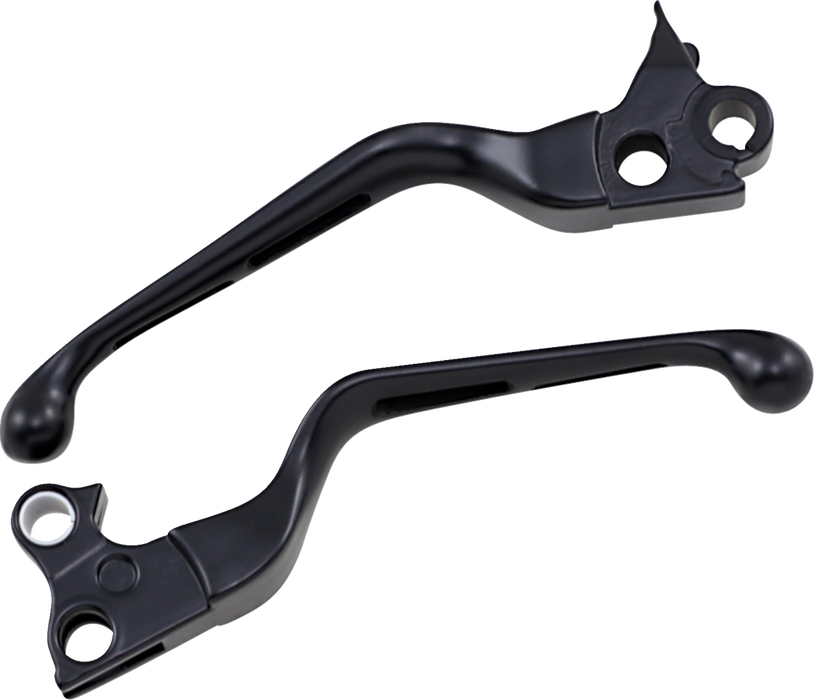 Slotted Wide Blade Lever Set - Black