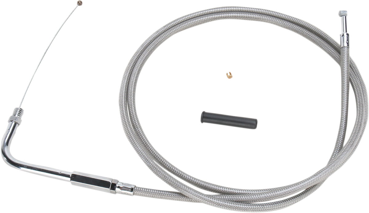 Stainless Braided Throttle Cable - 54"