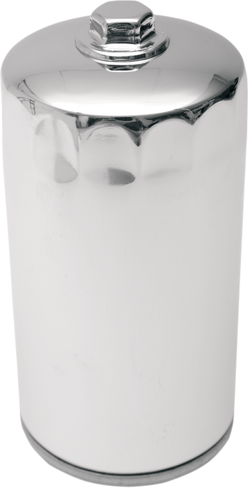 Oil Filter with Nut - Chrome - M8