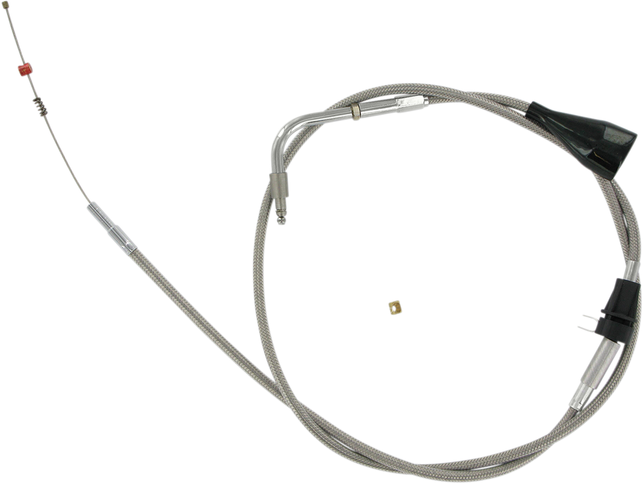 Stainless Steel Idle Cable - Cruise - +6" - '02-'07 FLH