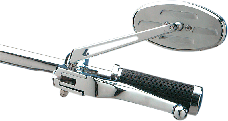 Mirror - Stealth II - Side View - Oval - Chrome