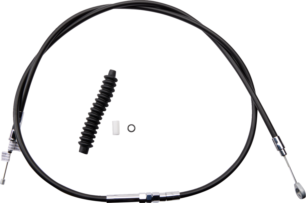 High-Efficiency Black Vinyl Clutch Cable - 66-11/16"