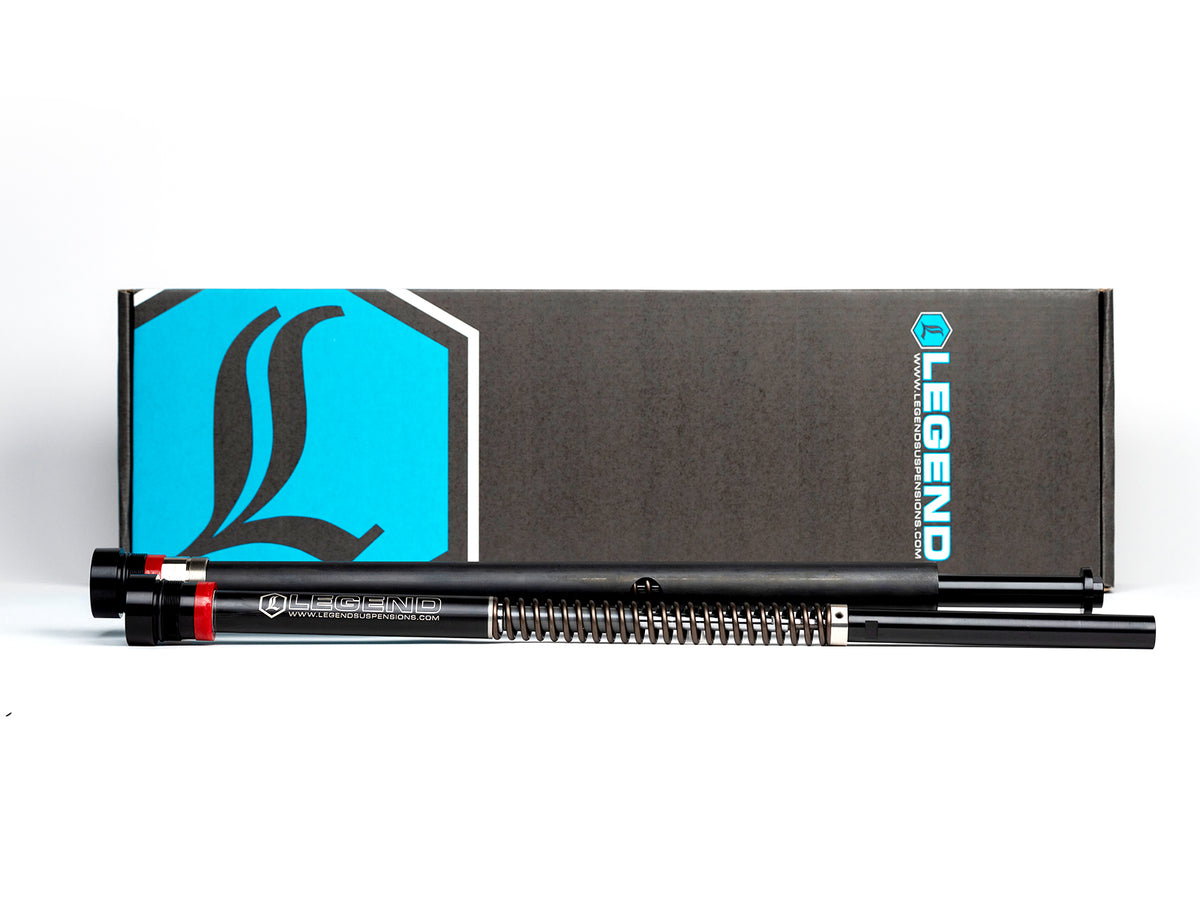 LEGEND AXEO FRONT SUSPENSION SYSTEM 43MM INVERTED SOFTAILS — Ramjet Racing