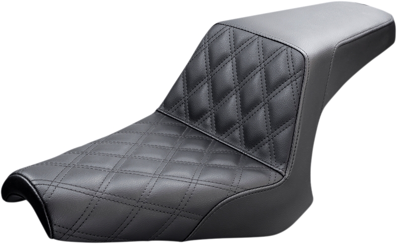 Step-Up Seat - Front Lattice Stitch - Black - Bolt '13-'24