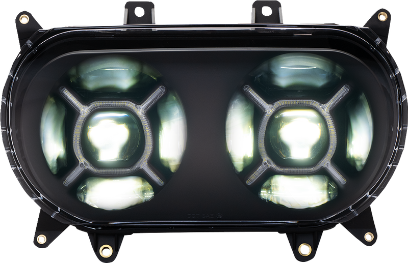 LED Headlight - Black - FLTR