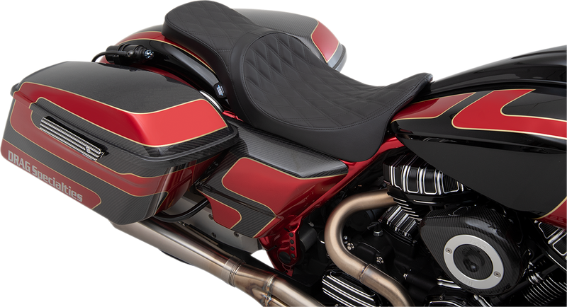 Predator 2-Up Seat - Double Diamond - Black Stitching - FL '08-'23