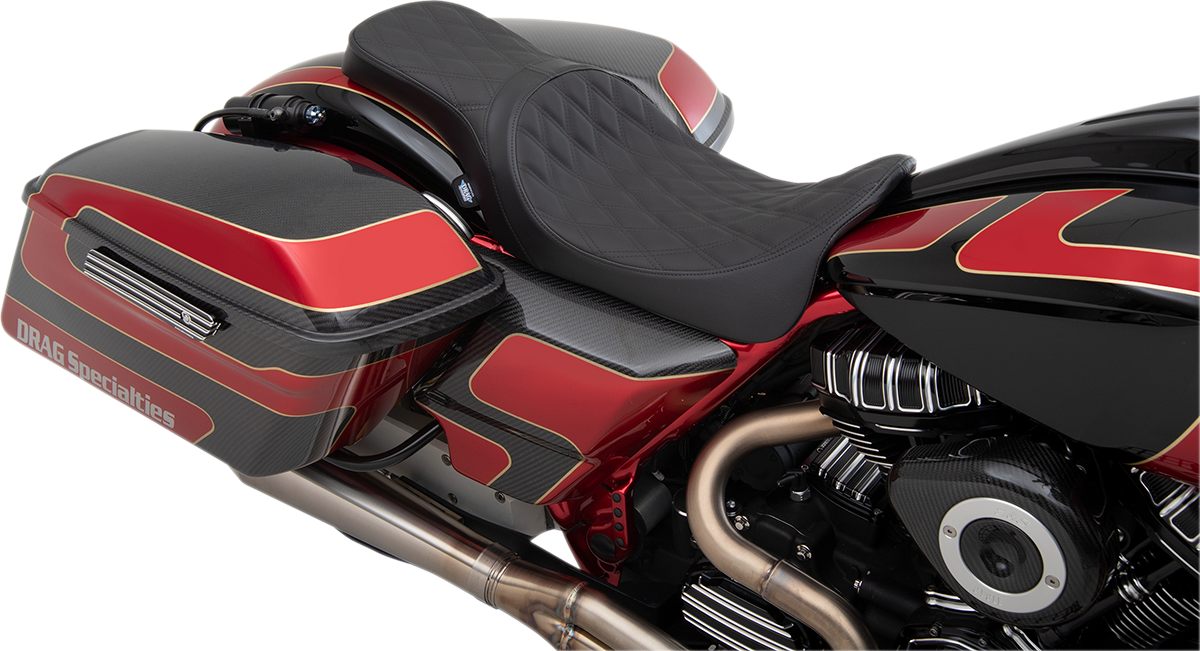 Predator 2-Up Seat - Double Diamond - Black Stitching - FL '08-'23