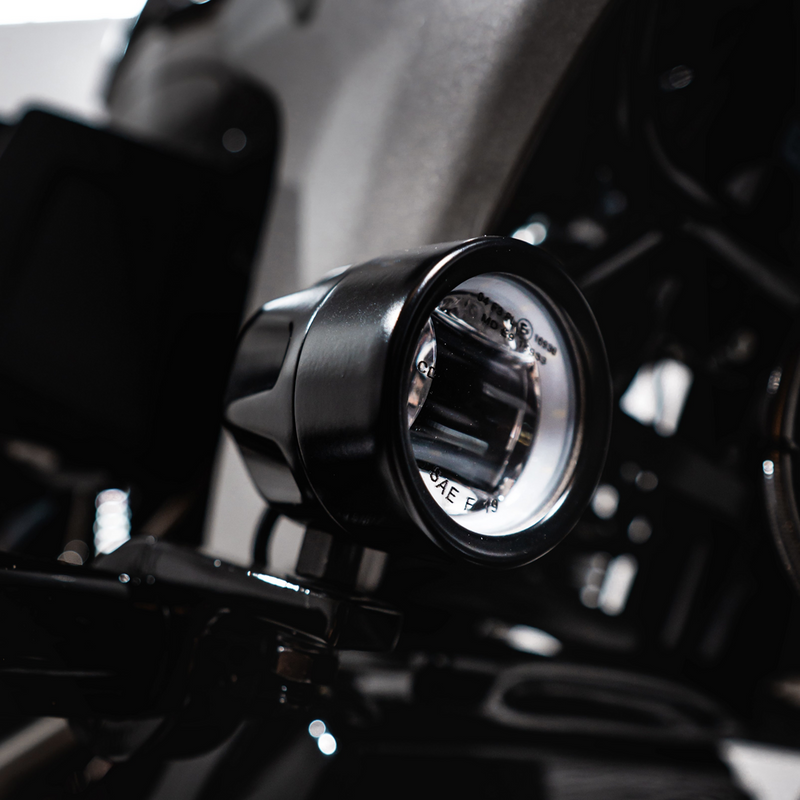 Fog Light - Black - Clear Lens - Universal