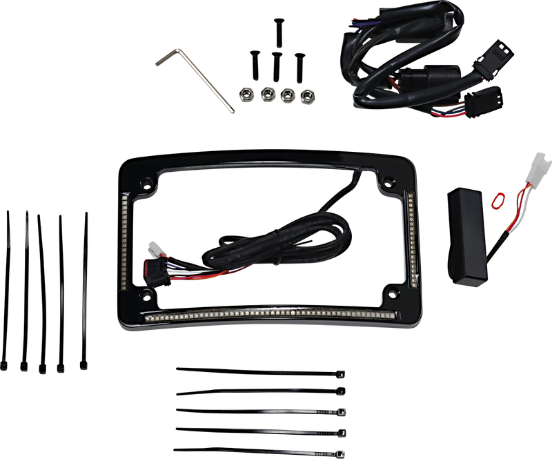 Radius License Plate Frame - Black
