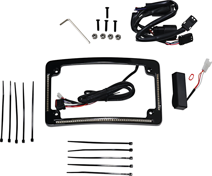 Radius License Plate Frame - Black