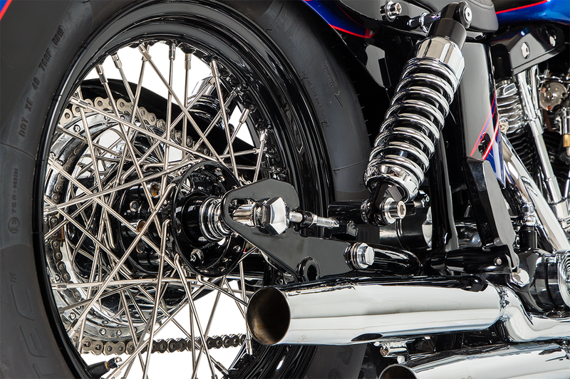 Spoke Set - Drop Center - Front/Rear - Stainless Steel - 16"