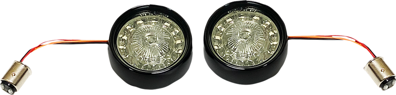 Turn Signal Insert - Red/Smoke