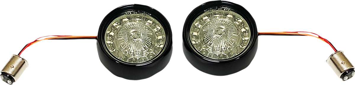 Turn Signal Insert - Red/Smoke