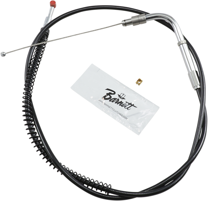Black Vinyl Throttle Cable - +6" Size - 35-1/2" Length