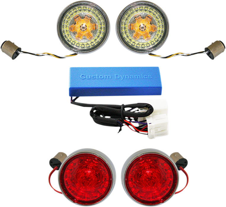 Full Bullet Turn Signal Conversion Kit - Chrome