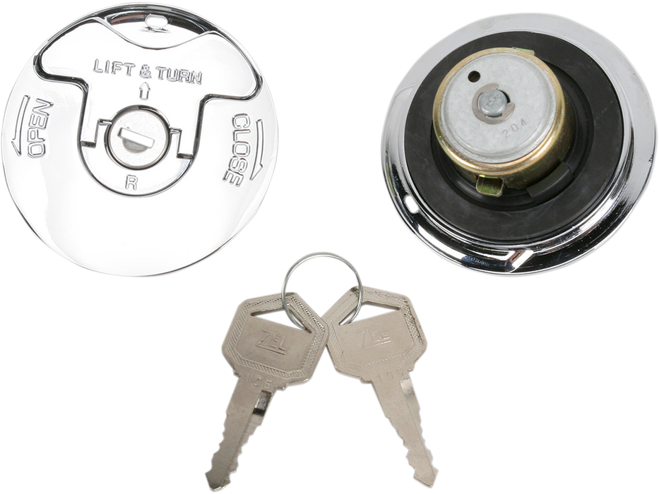 Locking Gas Cap - Vented - Flush-Mount