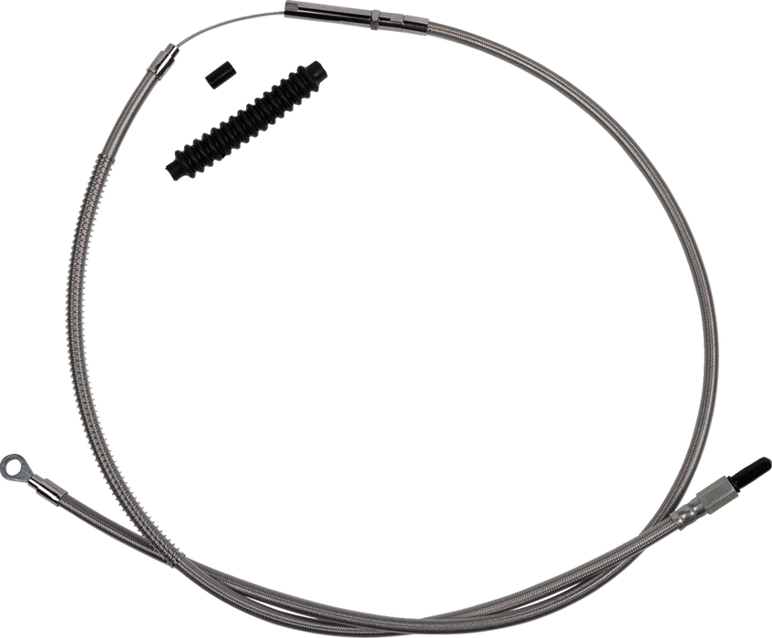 High-Efficiency Stainless Steel Clutch Cable for Harley-Davidson - Standard - '18-'23 Softail