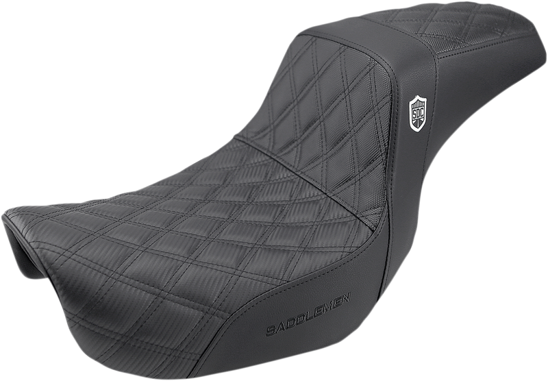 Pro Series SDC Performance Seat - w/o Backrest - Lattice Stitch/Lumbar Gripper - FLD/FXD '06-'17