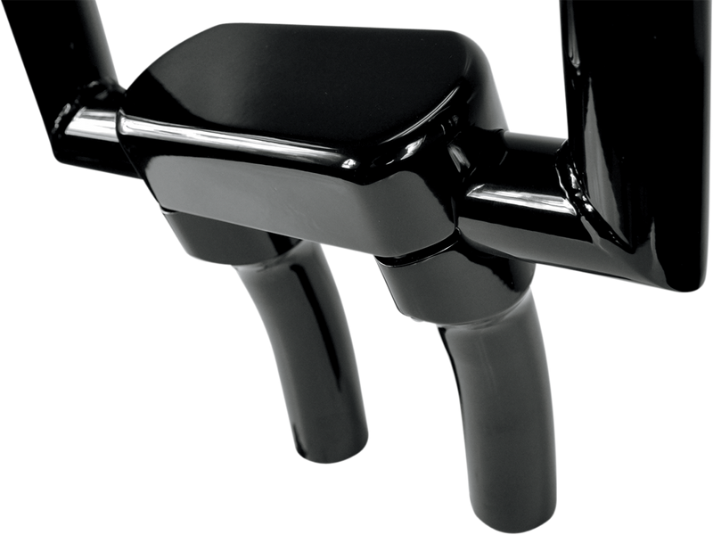 Handlebar Riser & Top Clamp Kit - 5-1/2" - Big Buffalo - Black