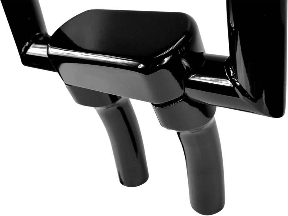 Handlebar Riser & Top Clamp Kit - 5-1/2" - Big Buffalo - Black