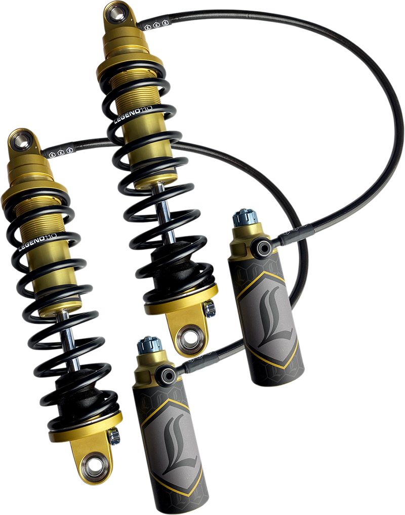REVO ARC Remote Reservoir Shocks - 14" - Heavy Duty - Gold