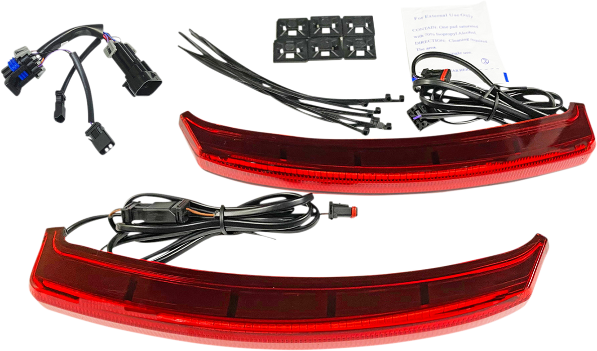 Saddlebag Lights - Red