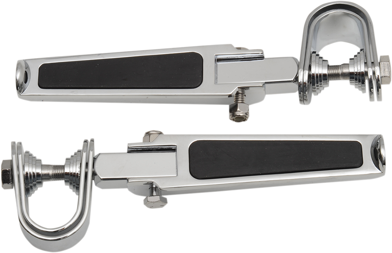 U-Clamp Foot Pegs - Rubber Inlay