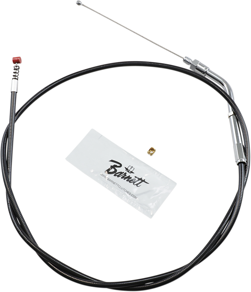 Black Vinyl Idle Cable - +6" Size - 38" Length