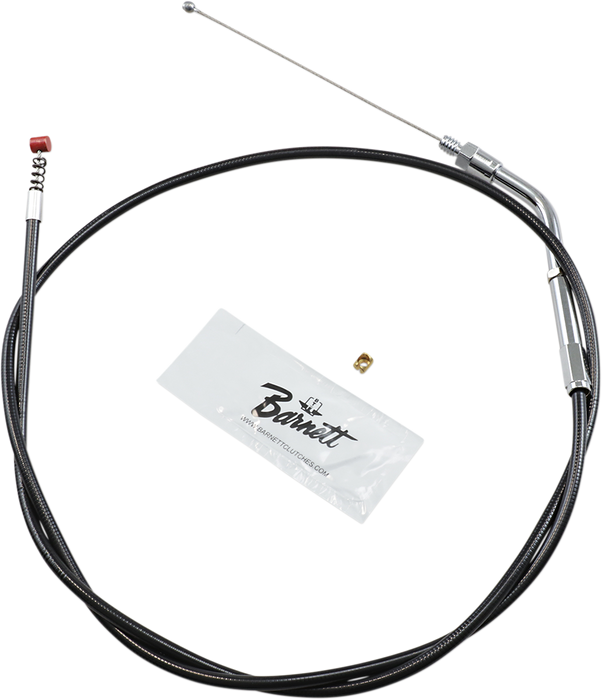 Black Vinyl Idle Cable - +6" Size - 38" Length