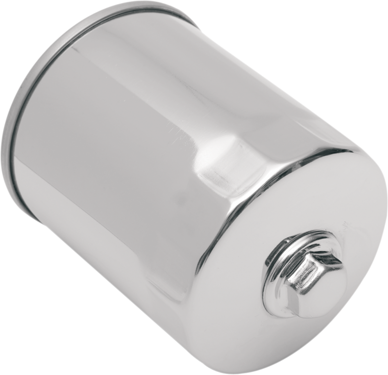 Magnetic Ring Oil Filter with Nut - Chrome - 3-1/4"