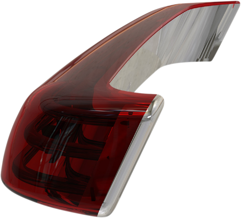 Saddlebag LED Lights - Sequential - Chrome/Red