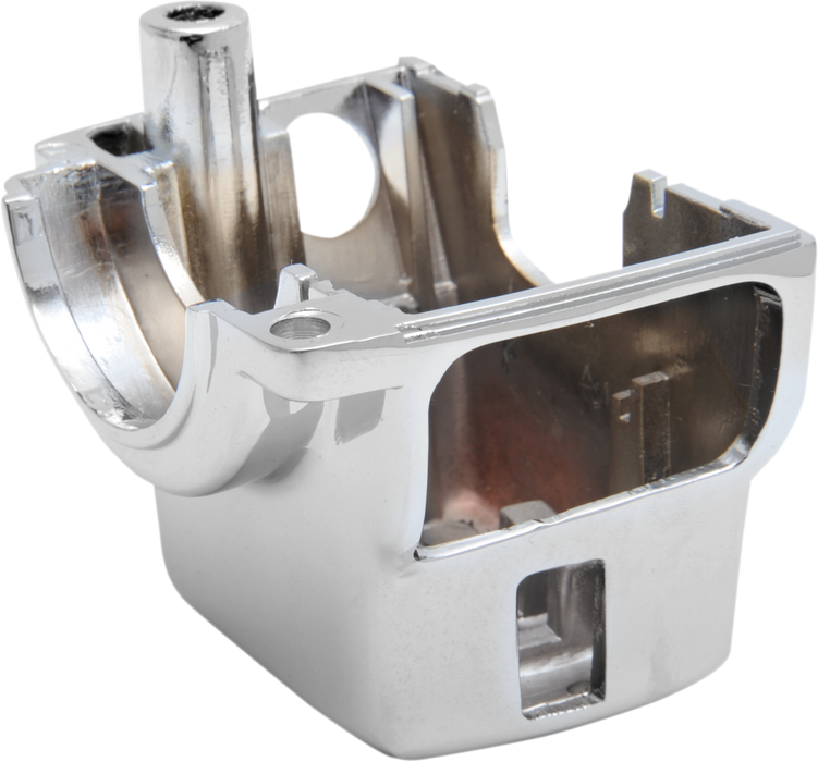 Handlebar Switch Housing Kit - Left - Radio - Chrome