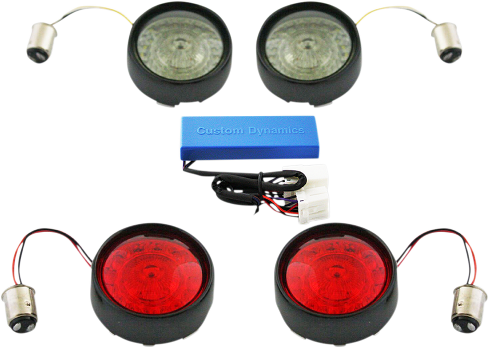 Full Bullet Turn Signal Conversion Kit - Black