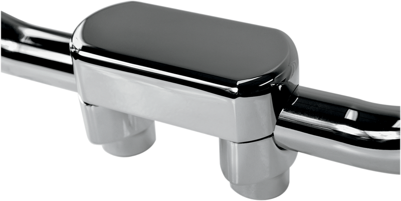 Handlebar Riser & Top Clamp Kit - 1-1/2" - Big Buffalo - Chrome