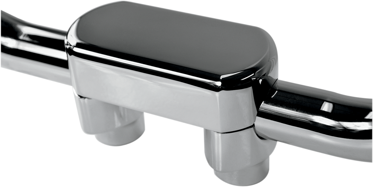 Handlebar Riser & Top Clamp Kit - 1-1/2" - Big Buffalo - Chrome