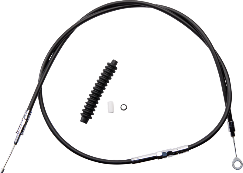 High-Efficiency Black Vinyl Clutch Cable - 68-11/16"