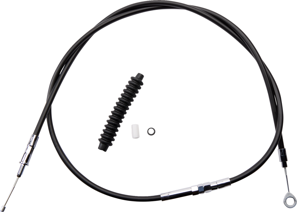 High-Efficiency Black Vinyl Clutch Cable - 70-11/16"