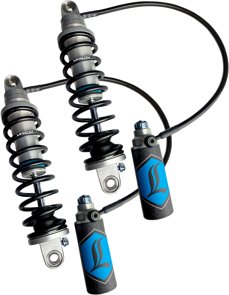 REVO ARC Remote Reservoir Shocks - 14" - Heavy Duty - Clear