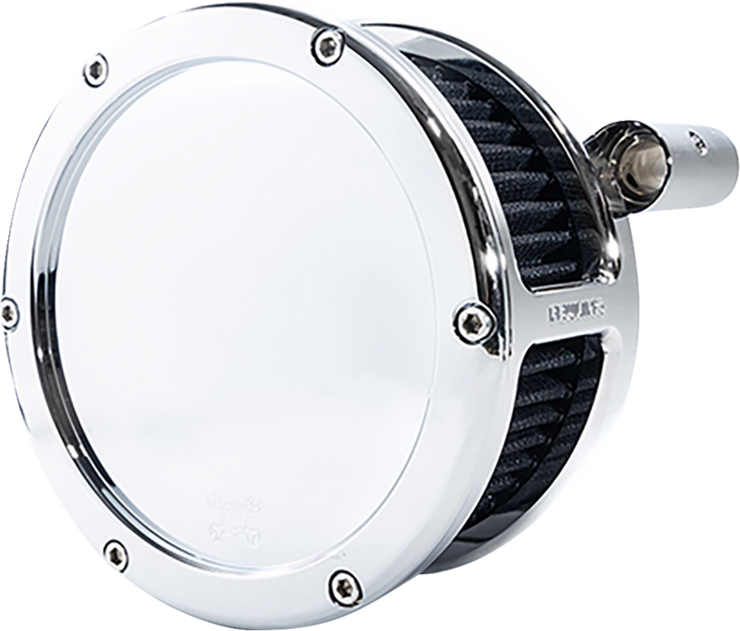 BA Air Cleaner Kit - Chrome with Black Filter - Twin Cam