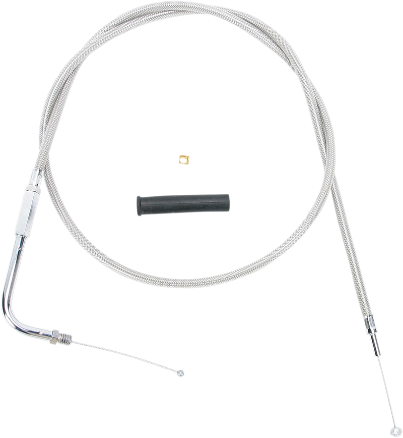 Stainless Braided Throttle Cable - 44"