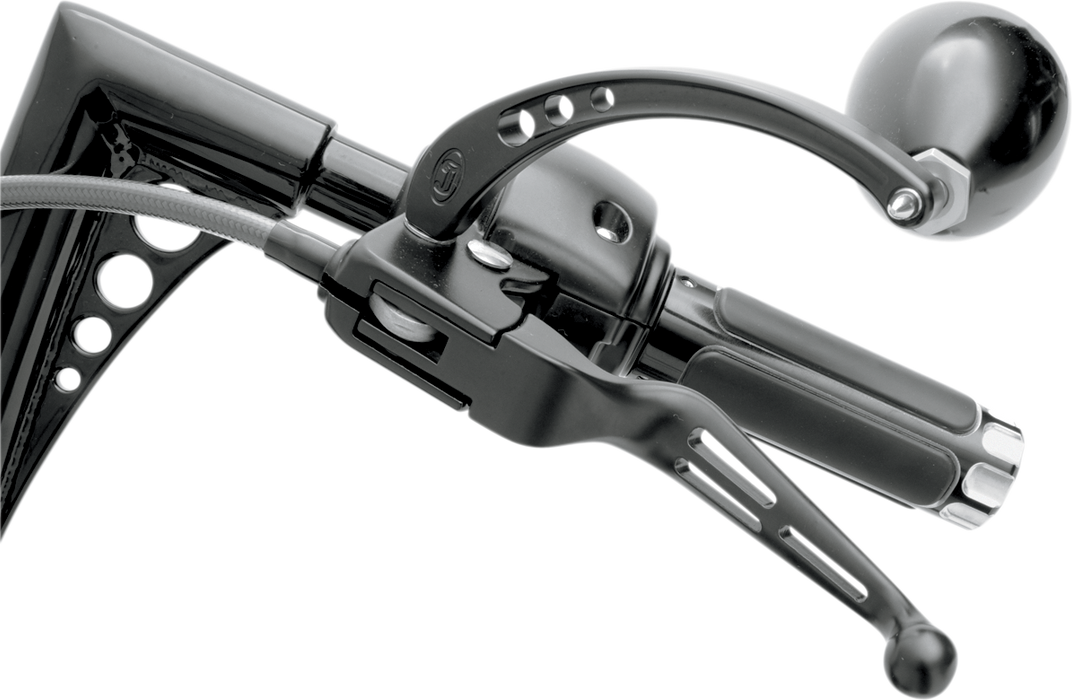 Slotted Wide Blade Lever Set - Black